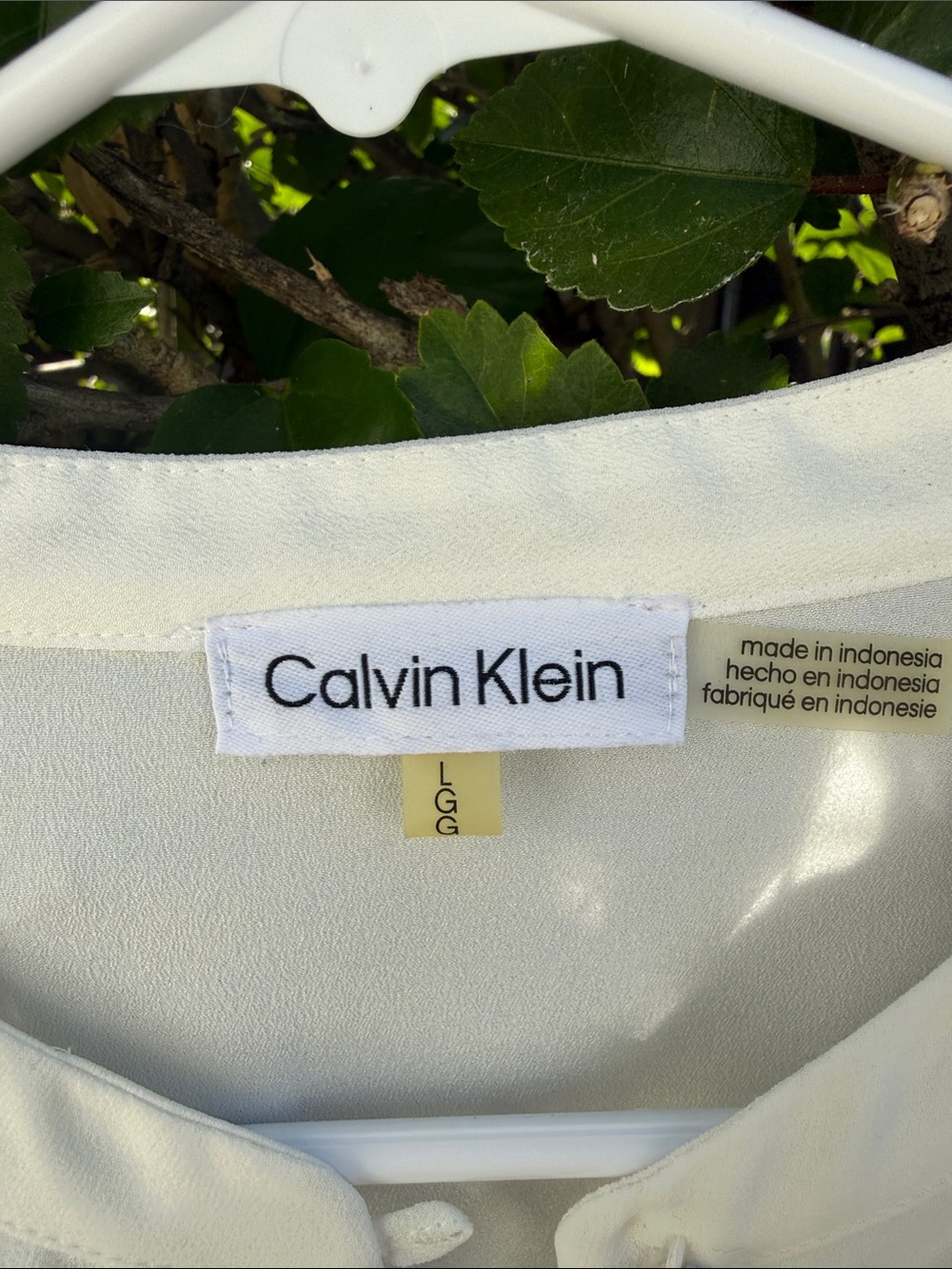 Calvin Klein Long-Sleeve Blouse - Picture 2 of 7